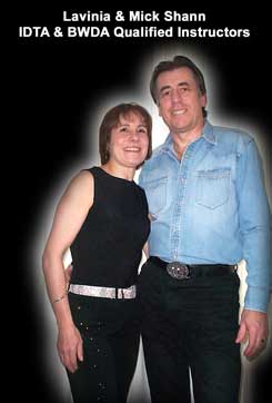 Lavinia and Mick Shann, IDTA & BWDA Qualified Line Dancing Instructors